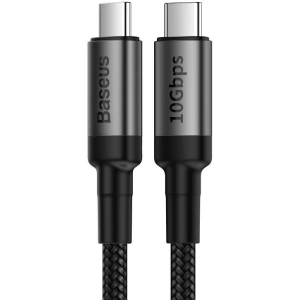 Kabel USB-C 3.1 Baseus Cafule PD 10Gbps 100W 4K 1m (czarno-szary)