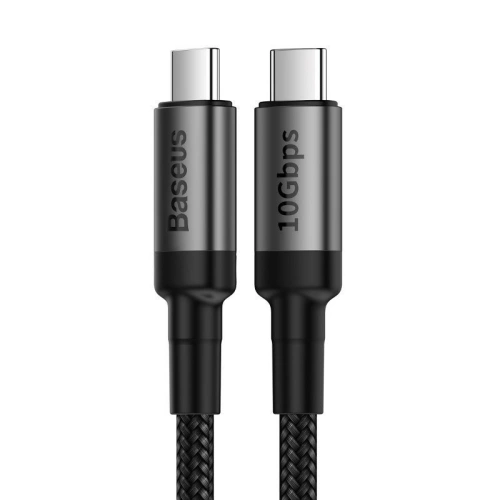 Kabel USB-C 3.1 Baseus Cafule PD 10Gbps 100W 4K 1m (czarno-szary)