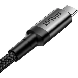 Kabel USB-C 3.1 Baseus Cafule PD 10Gbps 100W 4K 1m (czarno-szary)