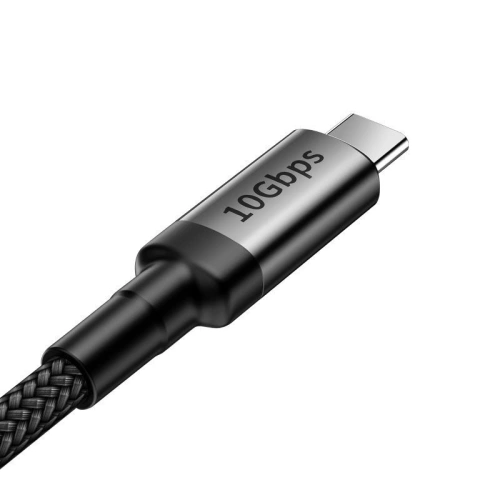 Kabel USB-C 3.1 Baseus Cafule PD 10Gbps 100W 4K 1m (czarno-szary)