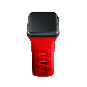 Hurtownia GSM - Pasek 3MK silikonový pásek na hodinky Apple Watch 4/5/6/7/8/9/SE/Ultra 42/44/45/49mm červený/red - 3MK6238 - {ean13} - Hurt