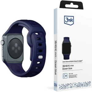 Hurtownia GSM - Pasek 3MK Silicone Watch Strap Apple Watch 4/5/6/7/SE/8/9/10 40/41/42mm albastru închis/ocean blue - 3MK6239 - {ean13} - Hurt