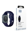 Pasek 3MK silikonový pro Apple Watch 4/5/6/7/SE/8/9/10 40/41/42mm granátový/oceánově modrý