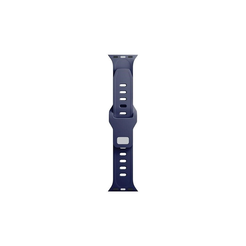 3MK Silikon-Uhrenarmband Apple Watch 4/5/6/7/SE/8/9/10 40/41/42mm navyblau/ocean blue