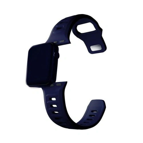 Pasek 3MK Silicone Watch Strap Apple Watch 4/5/6/7/SE/8/9/10 40/41/42mm granatowy/ocean blue