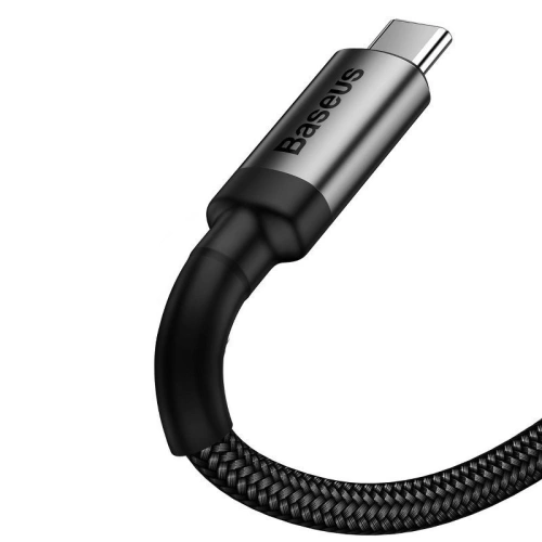 Kabel USB-C 3.1 Baseus Cafule PD 10Gbps 100W 4K 1m (czarno-szary)
