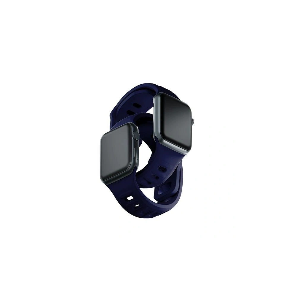 Hurtownia GSM - Pasek 3MK Silicone Watch Strap Apple Watch 4/5/6/7/8/9/SE/Ultra 42/44/45/49mm granatowy/ocean blue - 3MK6240 - {ean13} - Hurt