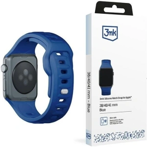 Hurtownia GSM - Pasek 3MK silikonový náramek Apple Watch 4/5/6/7/SE/8/9/10 40/41/42mm modrý/blue - 3MK6241 - {ean13} - Hurt