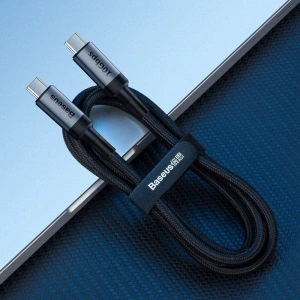 Kabel USB-C 3.1 Baseus Cafule PD 10Gbps 100W 4K 1m (czarno-szary)