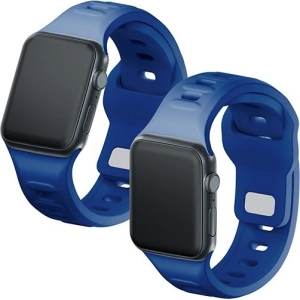 Hurtownia GSM - Pasek 3MK curea din silicon pentru Apple Watch 4/5/6/7/SE/8/9/10 40/41/42mm albastru/blue - 3MK6241 - {ean13} - Hurt
