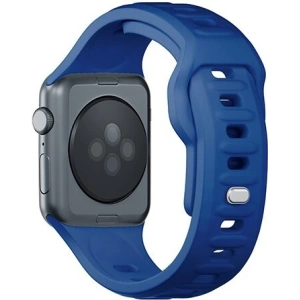Hurtownia GSM - Pasek 3MK curea din silicon pentru Apple Watch 4/5/6/7/SE/8/9/10 40/41/42mm albastru/blue - 3MK6241 - {ean13} - Hurt