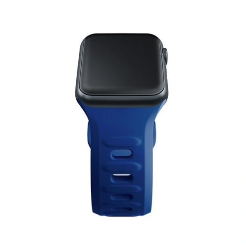 Pasek 3MK Silicone Watch Strap Apple Watch 4/5/6/7/SE/8/9/10 40/41/42mm niebieski/blue