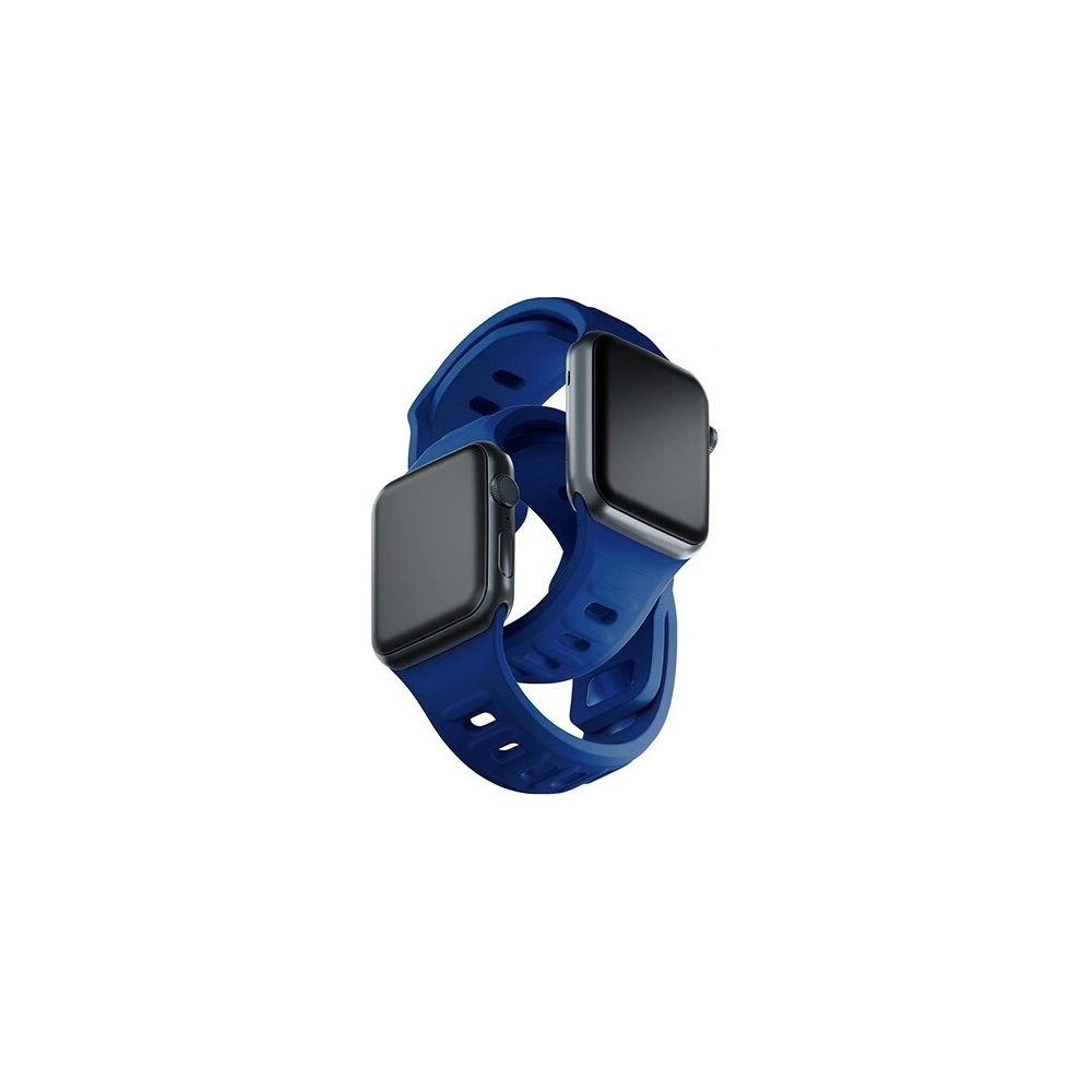 Hurtownia GSM - Pasek 3MK Silicone Watch Strap Apple Watch 4/5/6/7/SE/8/9/10 40/41/42mm niebieski/blue - 3MK6241 - {ean13} - Hurt