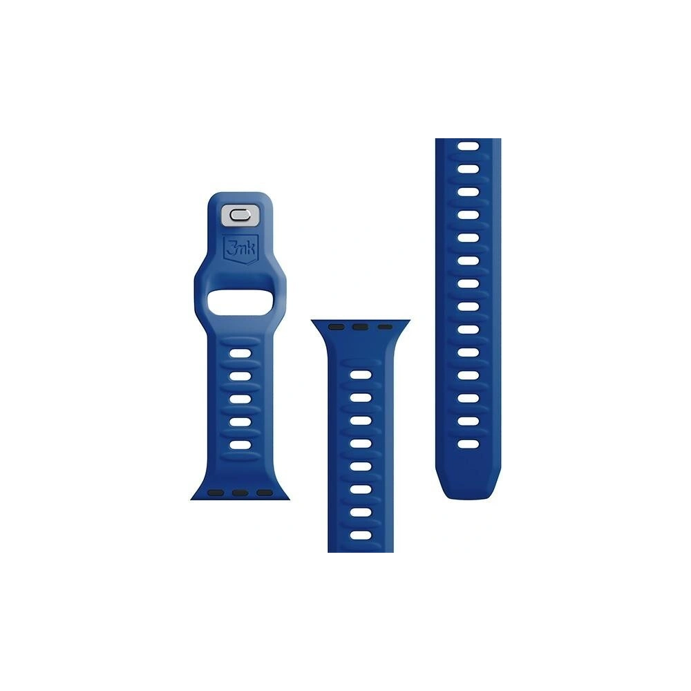 Hurtownia GSM - Pasek 3MK Silicone Watch Strap Apple Watch 4/5/6/7/SE/8/9/10 40/41/42mm niebieski/blue - 3MK6241 - {ean13} - Hurt