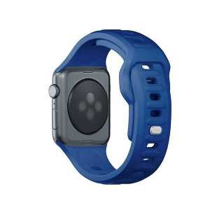 Hurtownia GSM - Pasek 3MK silikonový řemínek na hodinky Apple Watch 4/5/6/7/8/9/SE/Ultra 42/44/45/49mm modrý/blue - 3MK6242 - {ean13} - Hurt