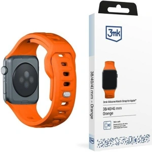 Hurtownia GSM - Pasek 3MK curea din silicon pentru Apple Watch 4/5/6/7/SE/8/9/10 40/41/42mm portocalie/orange - 3MK6243 - {ean13} - Hurt