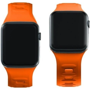 Hurtownia GSM - Pasek 3MK curea din silicon pentru Apple Watch 4/5/6/7/SE/8/9/10 40/41/42mm portocalie/orange - 3MK6243 - {ean13} - Hurt