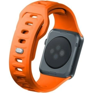 Hurtownia GSM - Pasek 3MK curea din silicon pentru Apple Watch 4/5/6/7/SE/8/9/10 40/41/42mm portocalie/orange - 3MK6243 - {ean13} - Hurt
