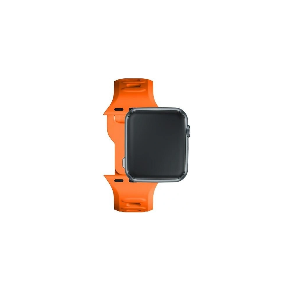 Hurtownia GSM - Pasek 3MK Silicone Watch Strap Apple Watch 4/5/6/7/SE/8/9/10 40/41/42mm pomarańczowy/orange - 3MK6243 - {ean13} - Hurt