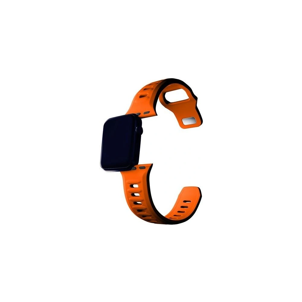Hurtownia GSM - Pasek 3MK Silicone Watch Strap Apple Watch 4/5/6/7/SE/8/9/10 40/41/42mm pomarańczowy/orange - 3MK6243 - {ean13} - Hurt
