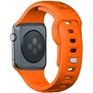 Hurtownia GSM - Pasek 3MK curea din silicon pentru Apple Watch 4/5/6/7/SE/8/9/10 40/41/42mm portocalie/orange - 3MK6243 - {ean13} - Hurt