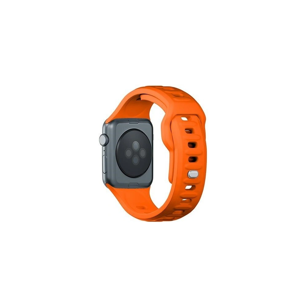 Hurtownia GSM - Pasek 3MK Silicone Watch Strap Apple Watch 4/5/6/7/SE/8/9/10 40/41/42mm pomarańczowy/orange - 3MK6243 - {ean13} - Hurt