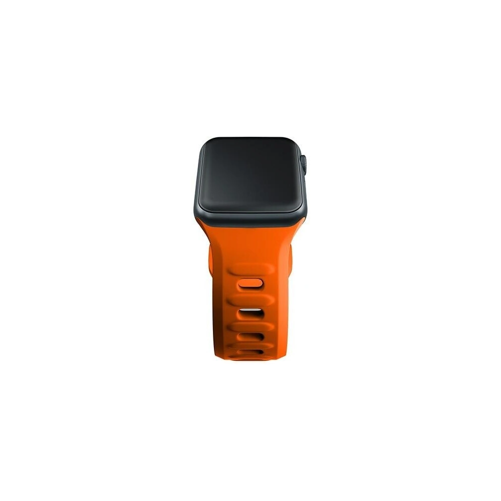 Hurtownia GSM - Pasek 3MK Silicone Watch Strap Apple Watch 4/5/6/7/SE/8/9/10 40/41/42mm pomarańczowy/orange - 3MK6243 - {ean13} - Hurt