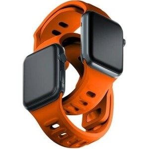Hurtownia GSM - Pasek 3MK curea din silicon pentru Apple Watch 4/5/6/7/SE/8/9/10 40/41/42mm portocalie/orange - 3MK6243 - {ean13} - Hurt
