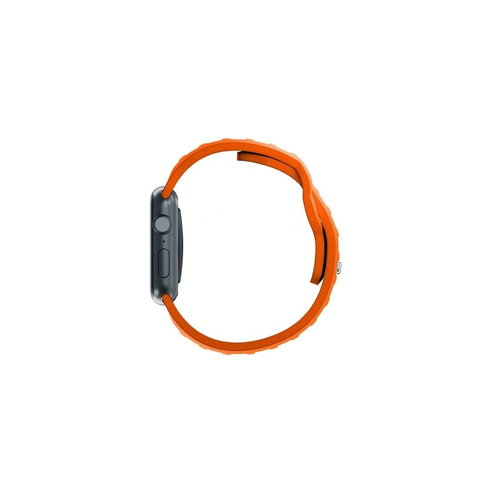 Hurtownia GSM - Panglica 3MK de silicon pentru ceas Apple Watch 4/5/6/7/8/9/SE/Ultra 42/44/45/49mm portocalie/orange - 3MK6244 - {ean13} - Hurt