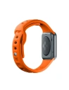 Hurtownia GSM - Panglica 3MK de silicon pentru ceas Apple Watch 4/5/6/7/8/9/SE/Ultra 42/44/45/49mm portocalie/orange - 3MK6244 - {ean13} - Hurt