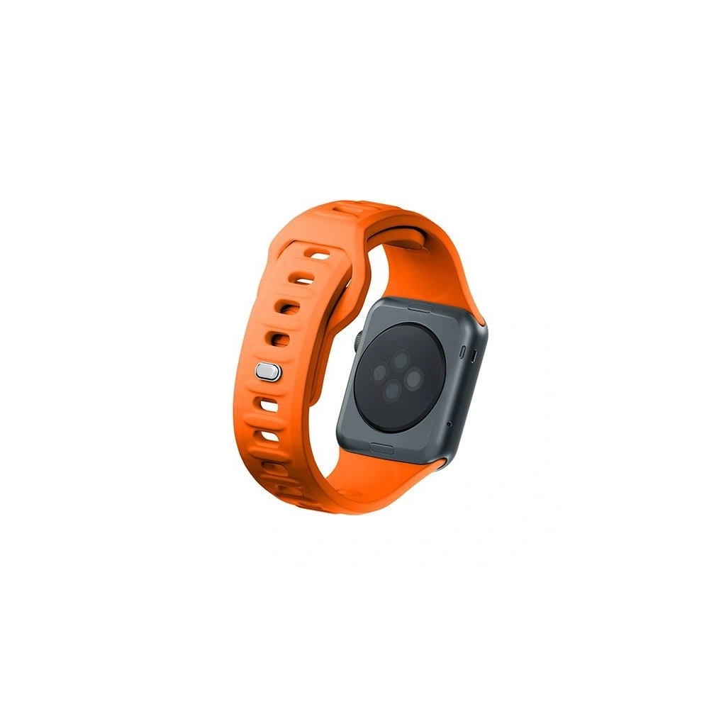 3MK Silicone Watch Strap for Apple Watch 4/5/6/7/8/9/SE/Ultra 42/44/45/49mm orange