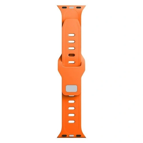 Pasek 3MK Silicone Watch Strap Apple Watch 4/5/6/7/8/9/SE/Ultra 42/44/45/49mm pomarańczowy/orange