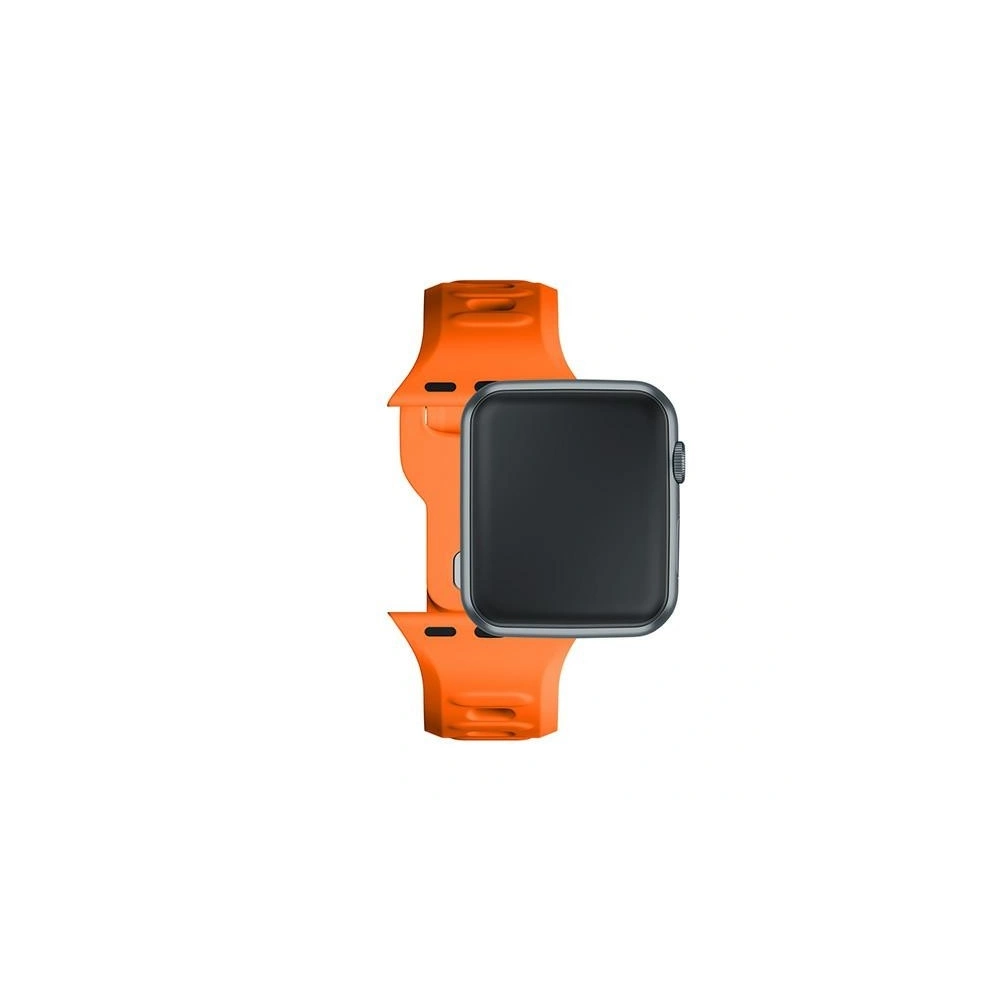 Hurtownia GSM - Panglica 3MK de silicon pentru ceas Apple Watch 4/5/6/7/8/9/SE/Ultra 42/44/45/49mm portocalie/orange - 3MK6244 - {ean13} - Hurt