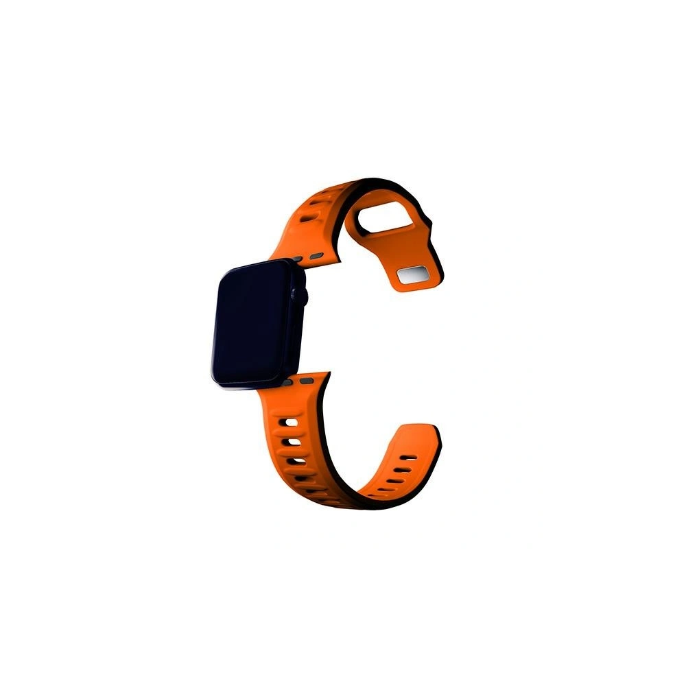 Hurtownia GSM - Panglica 3MK de silicon pentru ceas Apple Watch 4/5/6/7/8/9/SE/Ultra 42/44/45/49mm portocalie/orange - 3MK6244 - {ean13} - Hurt