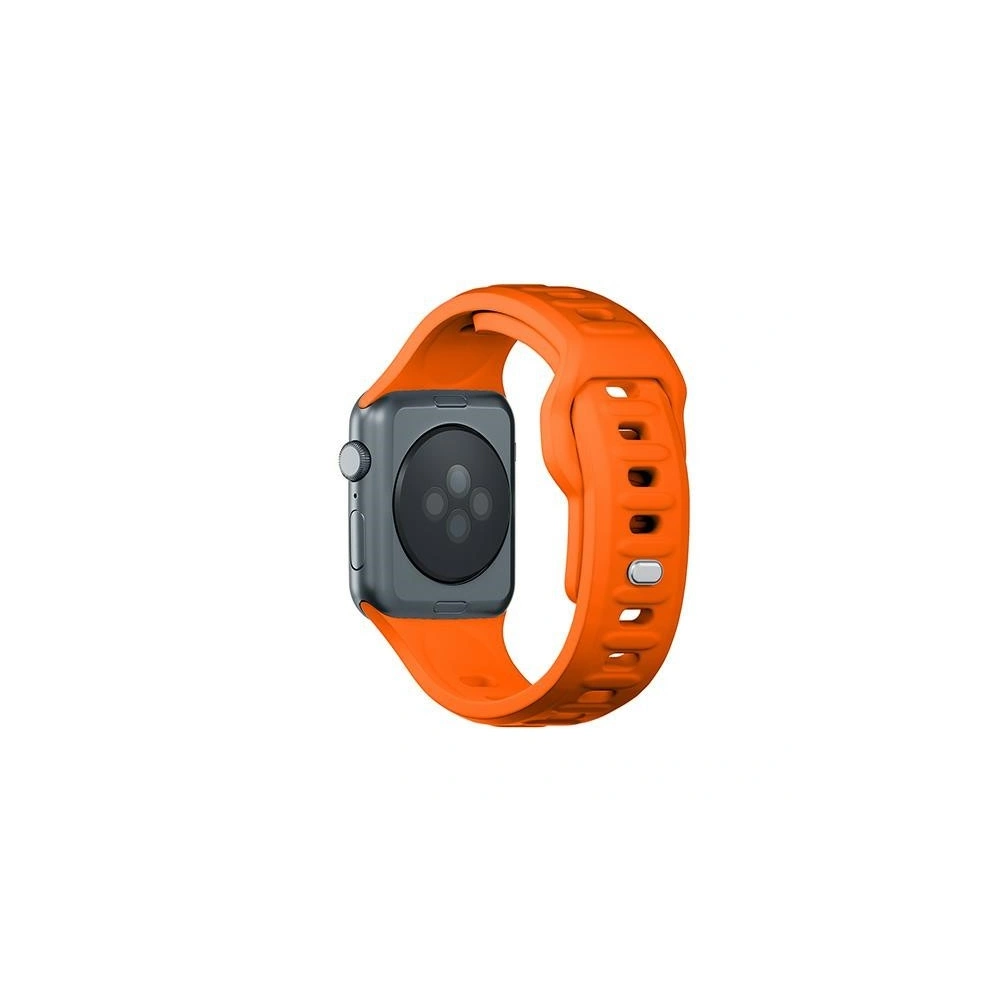 Hurtownia GSM - Panglica 3MK de silicon pentru ceas Apple Watch 4/5/6/7/8/9/SE/Ultra 42/44/45/49mm portocalie/orange - 3MK6244 - {ean13} - Hurt