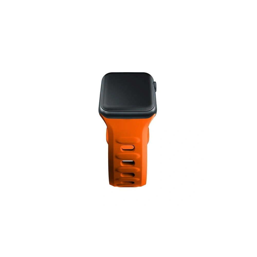 3MK Silicone Watch Strap for Apple Watch 4/5/6/7/8/9/SE/Ultra 42/44/45/49mm orange