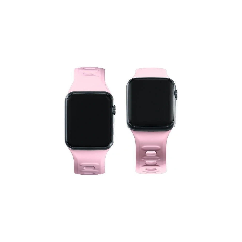 Hurtownia GSM - 3MK Silikon-Uhrenarmband für Apple Watch 42/44/45/49 mm rosa/puderrosa - 3MK6245 - {ean13} - Hurt