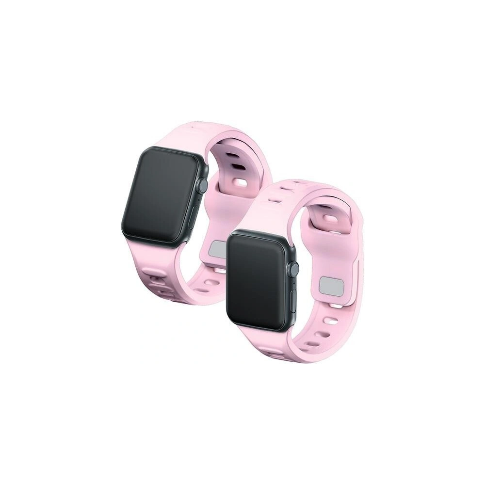 Hurtownia GSM - Pasek 3MK din silicon pentru Apple Watch 42/44/45/49 mm roz/pudră roz - 3MK6245 - {ean13} - Hurt