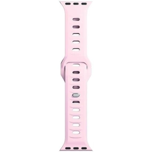 Hurtownia GSM - Pasek 3MK silikonový pro Apple Watch 42/44/45/49 mm růžový/pudrově růžový - 3MK6245 - {ean13} - Hurt