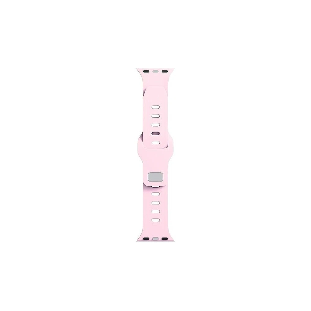 Hurtownia GSM - 3MK Silikon-Uhrenarmband für Apple Watch 42/44/45/49 mm rosa/puderrosa - 3MK6245 - {ean13} - Hurt