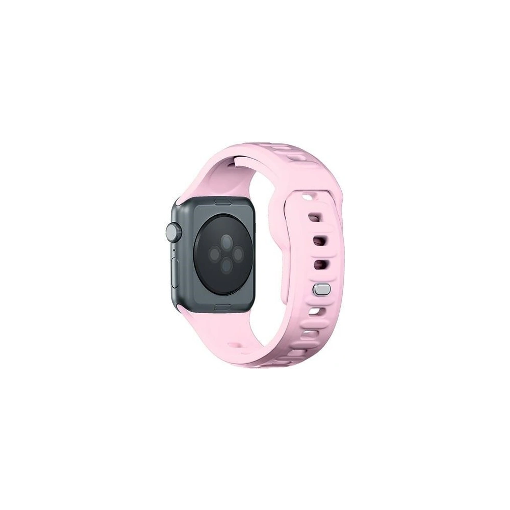 Hurtownia GSM - Pasek 3MK din silicon pentru Apple Watch 42/44/45/49 mm roz/pudră roz - 3MK6245 - {ean13} - Hurt