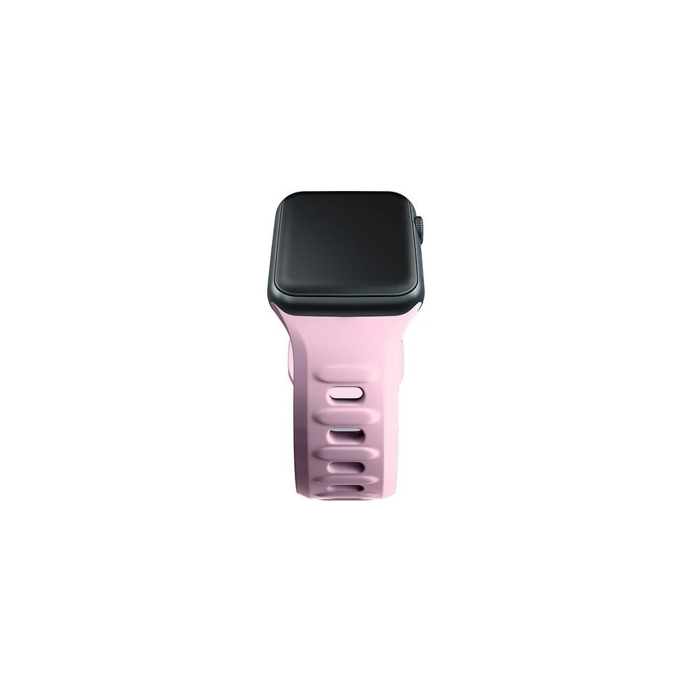 Hurtownia GSM - Pasek 3MK din silicon pentru Apple Watch 42/44/45/49 mm roz/pudră roz - 3MK6245 - {ean13} - Hurt