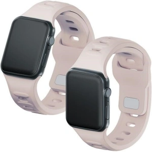 Hurtownia GSM - Pasek 3MK Silicone Watch Strap Apple Watch 4/5/6/7/SE/8/9/10 40/41/42mm roză-bej/latte - 3MK6246 - {ean13} - Hurt