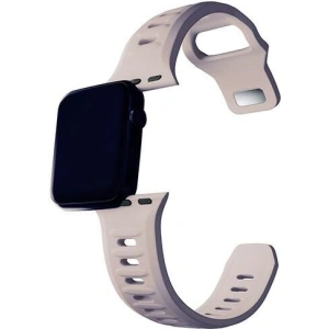 Hurtownia GSM - Pasek 3MK Silicone Watch Strap Apple Watch 4/5/6/7/SE/8/9/10 40/41/42mm roză-bej/latte - 3MK6246 - {ean13} - Hurt
