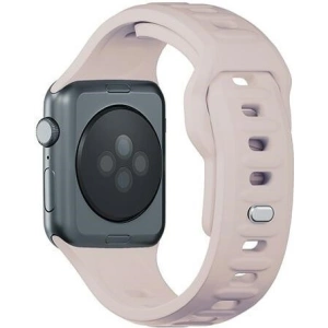Hurtownia GSM - Pasek 3MK Silicone Watch Strap Apple Watch 4/5/6/7/SE/8/9/10 40/41/42mm roză-bej/latte - 3MK6246 - {ean13} - Hurt
