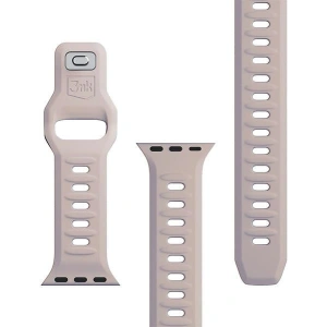 Hurtownia GSM - Pasek 3MK Silicone Watch Strap Apple Watch 4/5/6/7/SE/8/9/10 40/41/42mm roză-bej/latte - 3MK6246 - {ean13} - Hurt