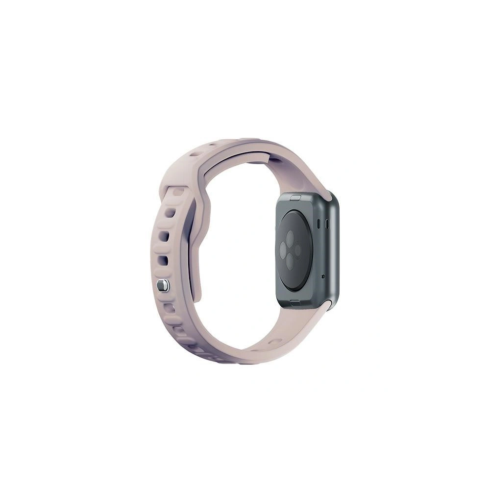 Hurtownia GSM - Pasek 3MK pentru ceas din silicon Apple Watch 4/5/6/7/8/9/SE/Ultra 42/44/45/49mm roz-bej/latte - 3MK6247 - {ean13} - Hurt