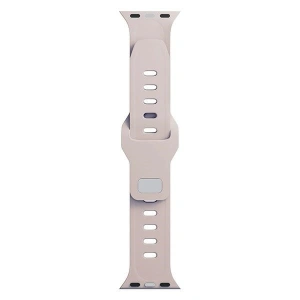 Hurtownia GSM - Pásek 3MK silikonový náramek Apple Watch 4/5/6/7/8/9/SE/Ultra 42/44/45/49mm růžovo-bežový/latte - 3MK6247 - {ean13} - Hurt