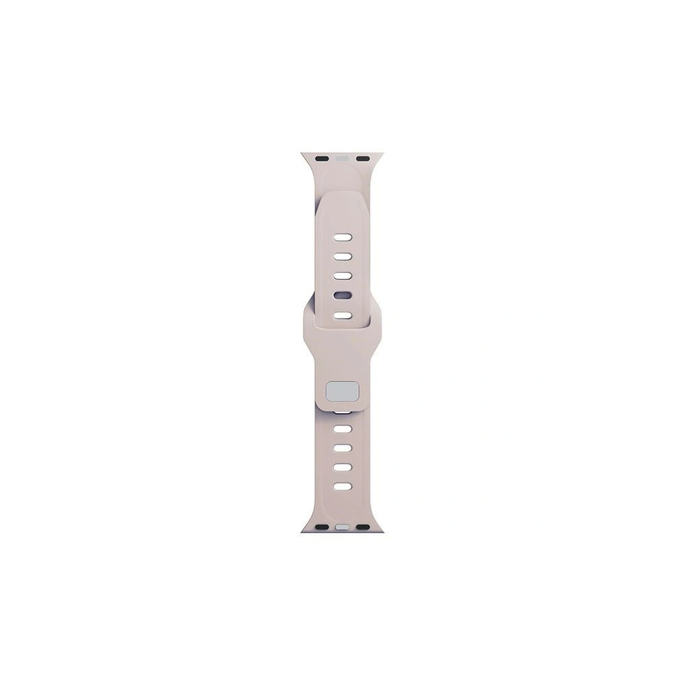 Hurtownia GSM - Pasek 3MK pentru ceas din silicon Apple Watch 4/5/6/7/8/9/SE/Ultra 42/44/45/49mm roz-bej/latte - 3MK6247 - {ean13} - Hurt