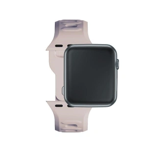 Hurtownia GSM - Pásek 3MK silikonový náramek Apple Watch 4/5/6/7/8/9/SE/Ultra 42/44/45/49mm růžovo-bežový/latte - 3MK6247 - {ean13} - Hurt